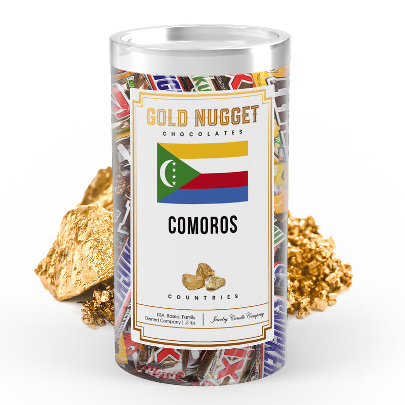 Comoros Countries Gold Nugget Chocolates