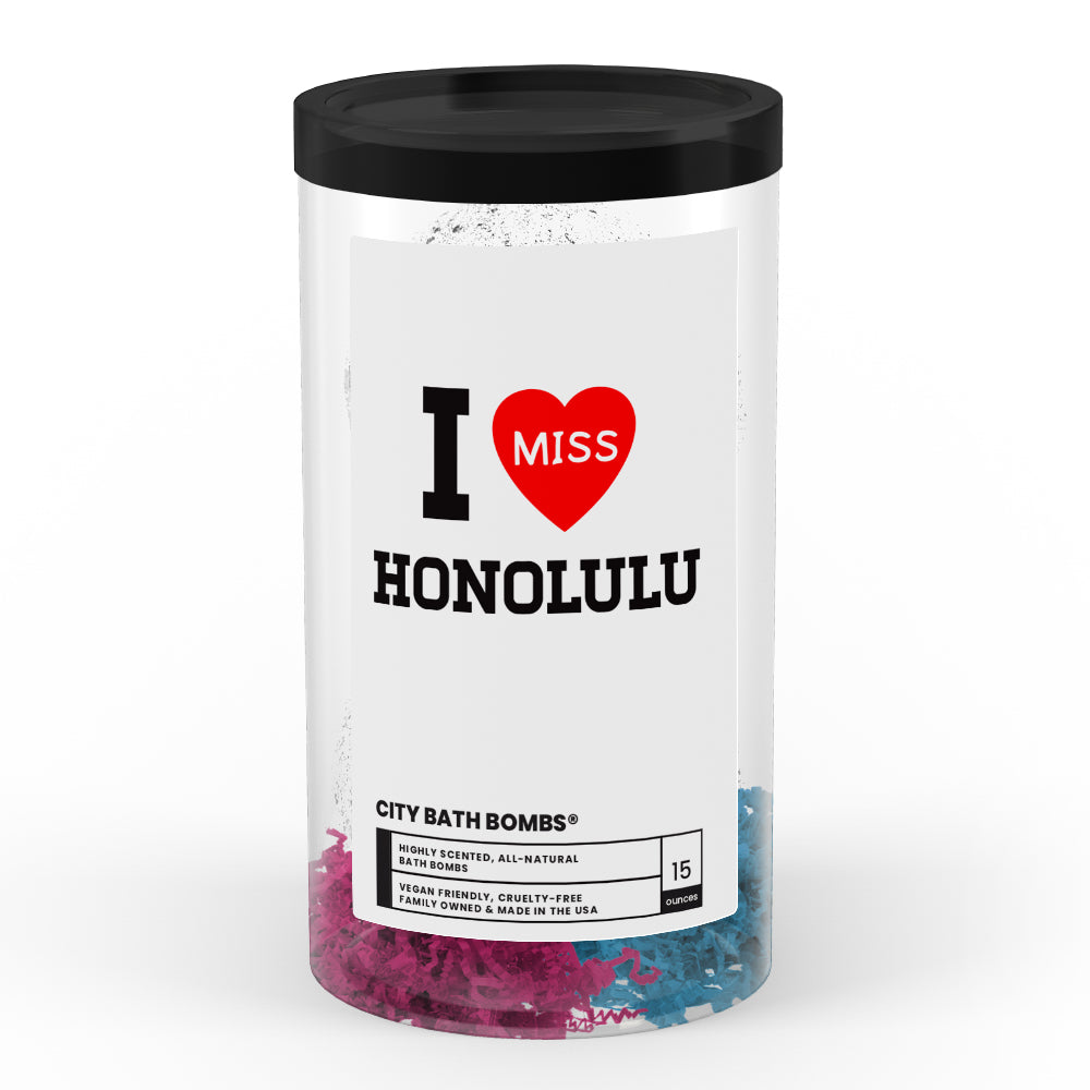 I miss Honolulu City Bath Bombs