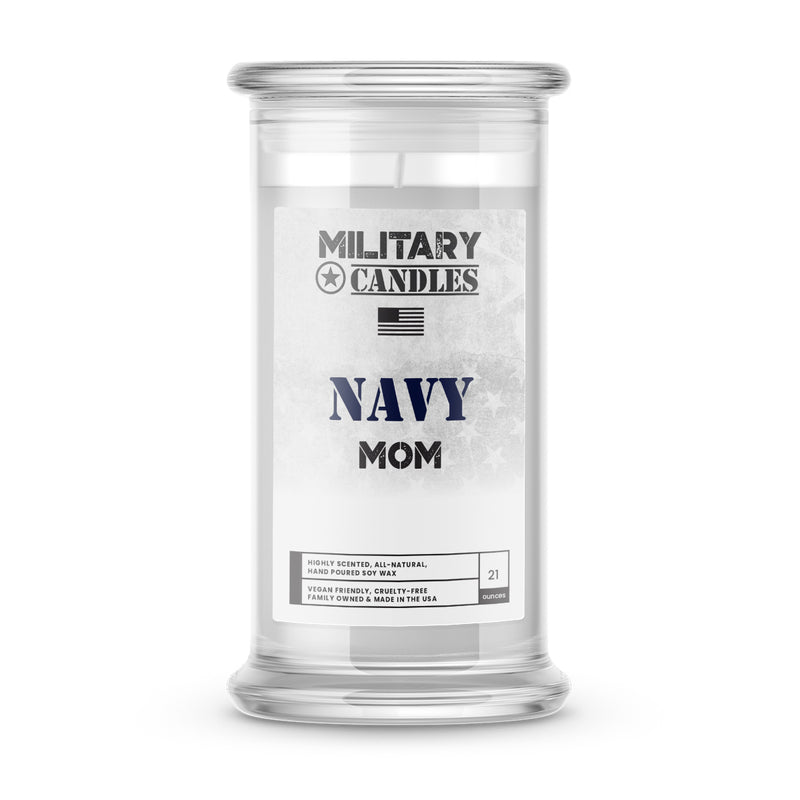 NAVY Mom | Military Candles
