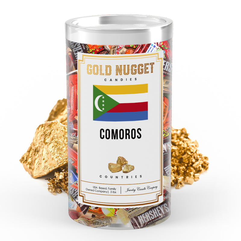 Comoros Countries Gold Nugget Candy