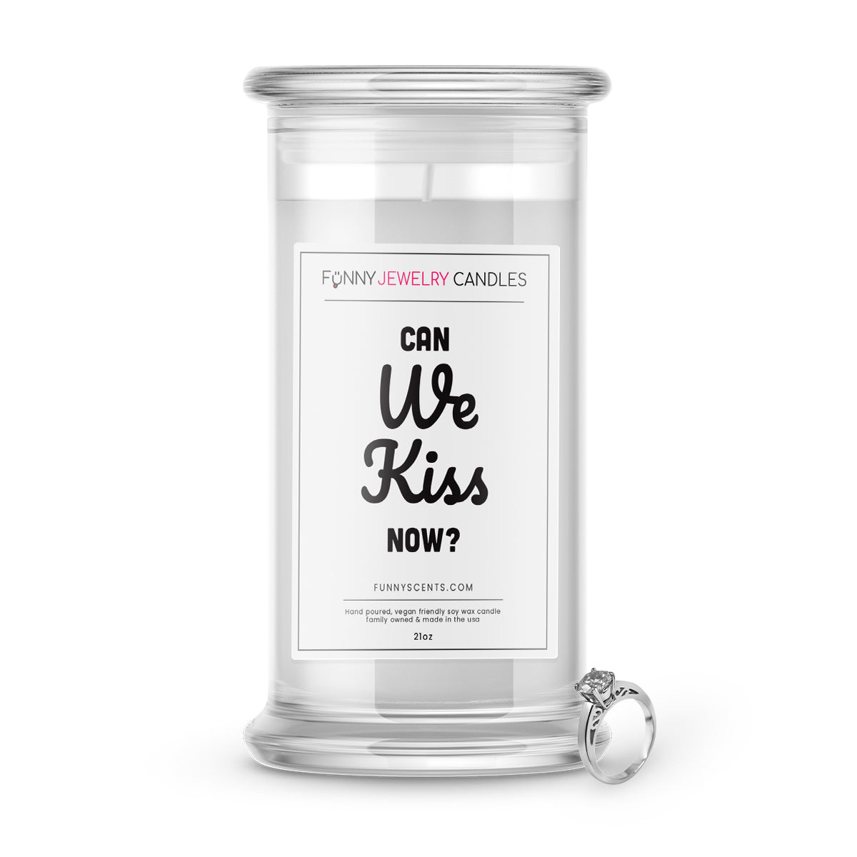 Can We Kiss Now? Jewelry Funny Candles