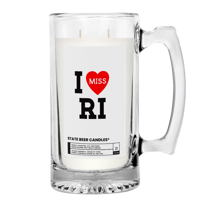 I miss RI State Beer Candles