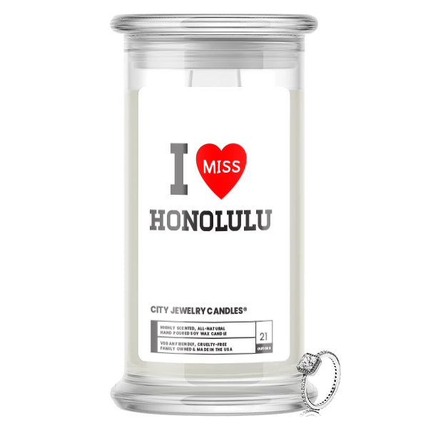 I miss Honolulu City Jewelry Candles