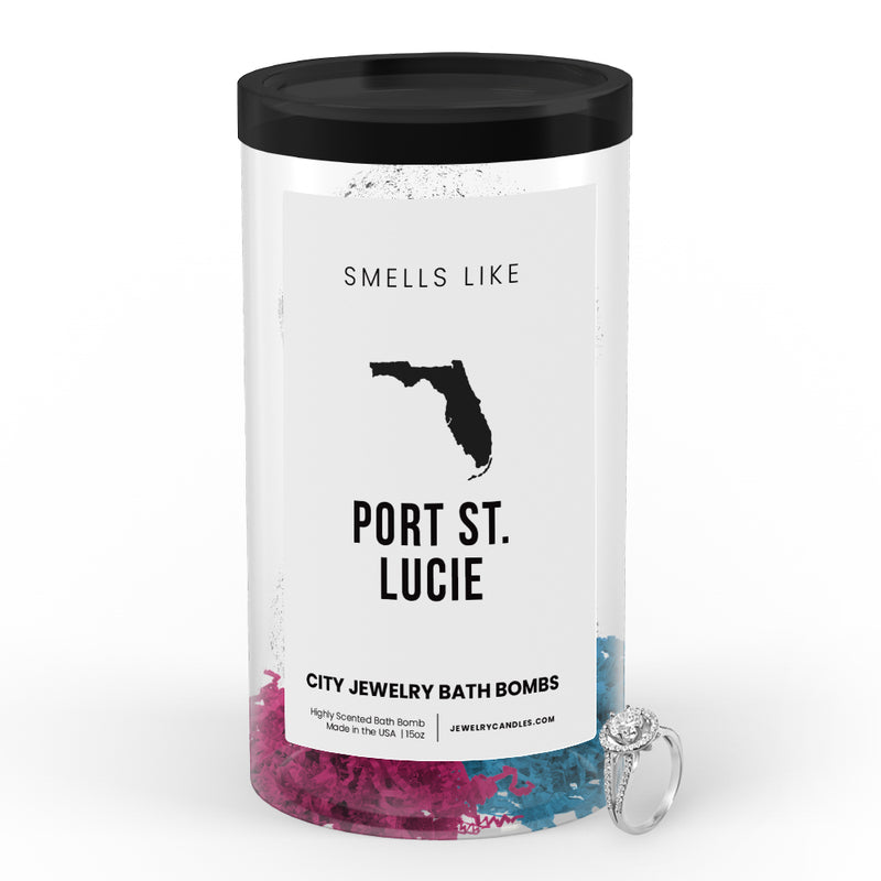 Smells Like Port St. Lucie City Jewelry Bath Bombs