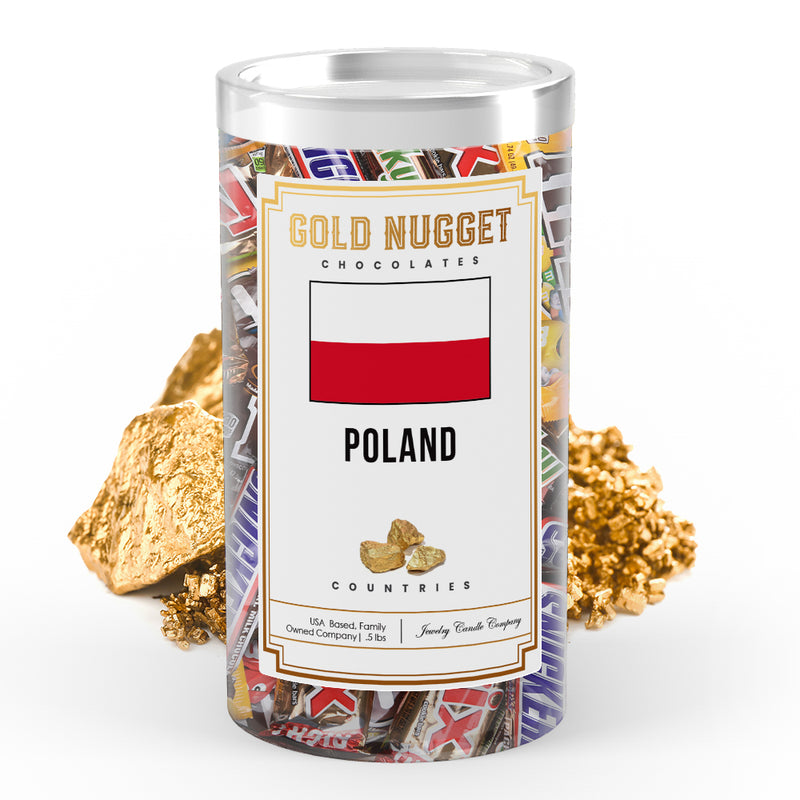Poland Countries Gold Nugget Chocolates