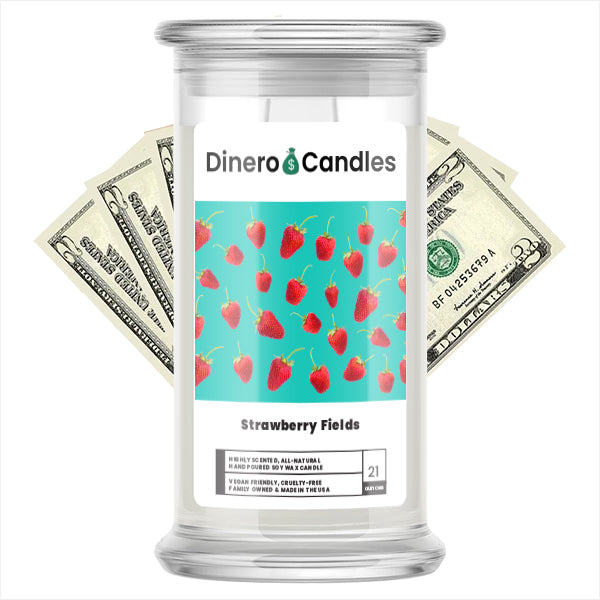 Strawberry Fields - Dinero Candles