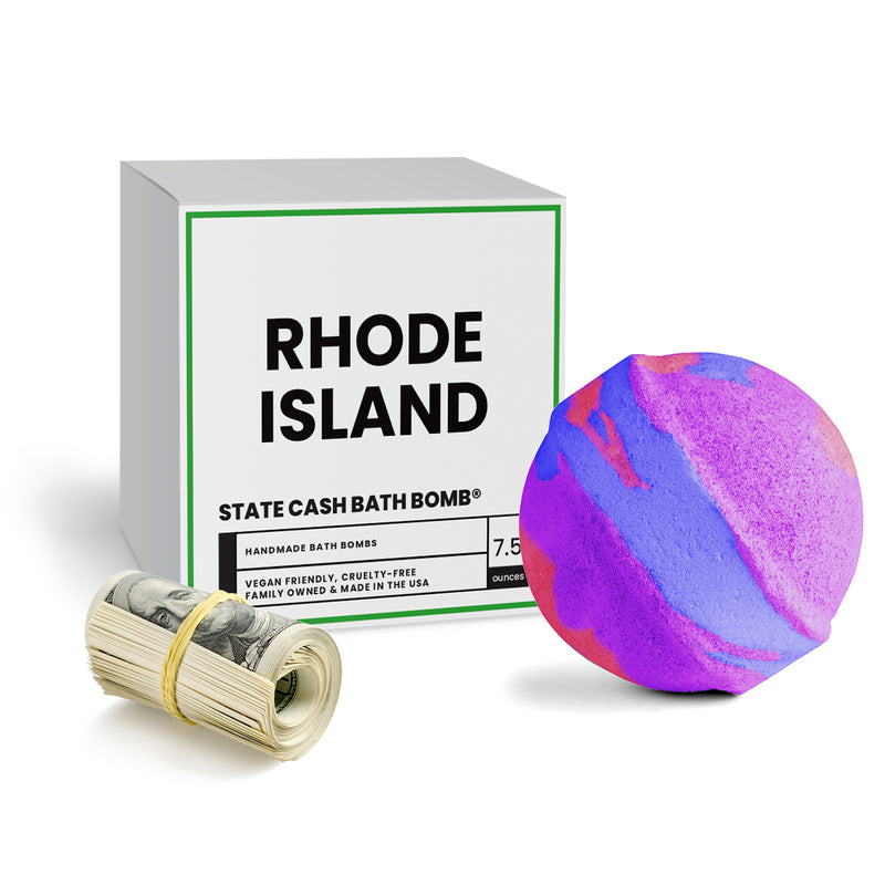 Rhode Island State Cash Bath Bomb