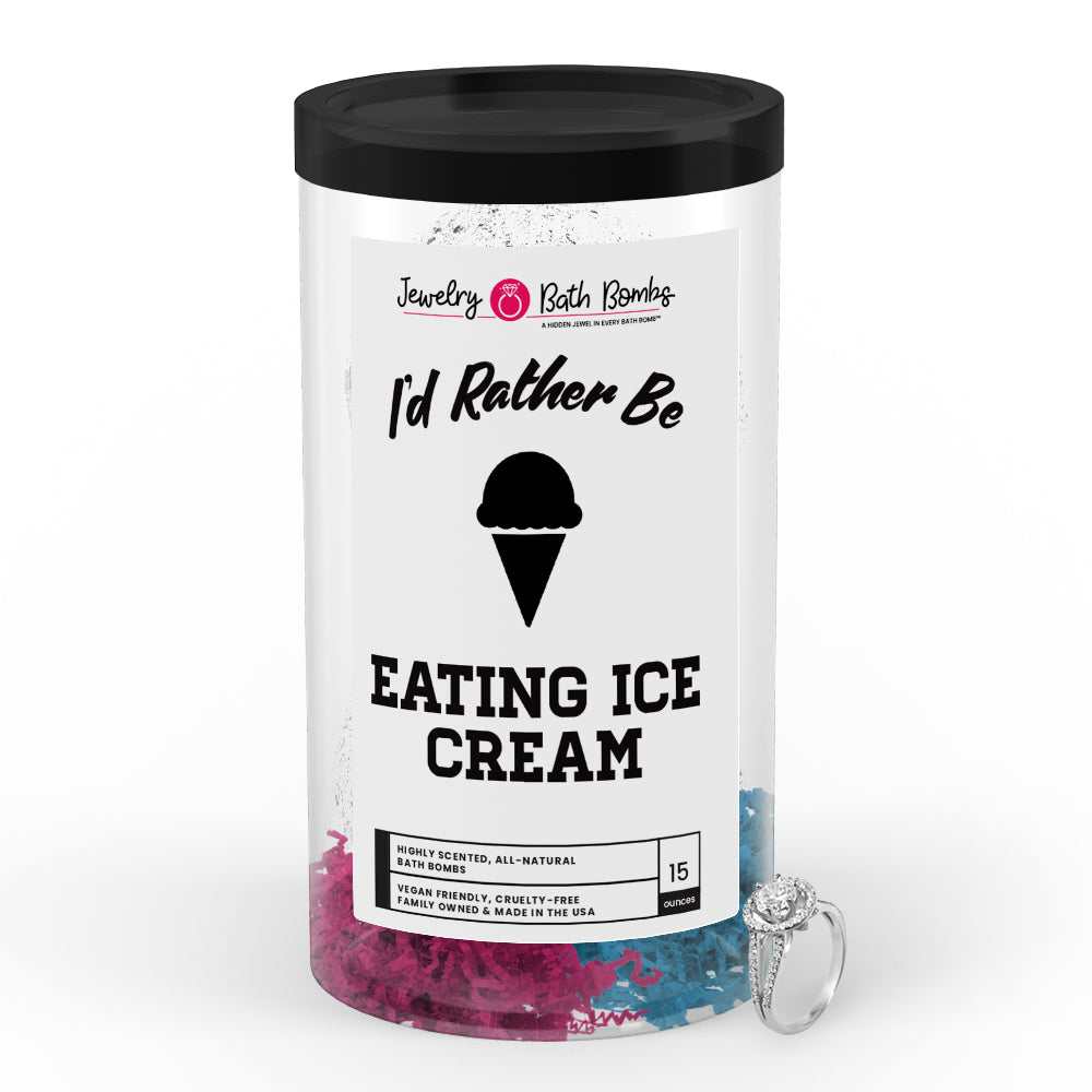 I'd rather be Eating Ice Cream Jewelry Bath Bombs