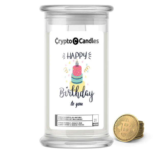 Happy Birthday To You! Crypto Candle