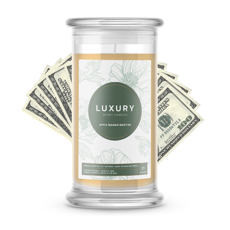 Apple Mango Martini Luxury Money Candles