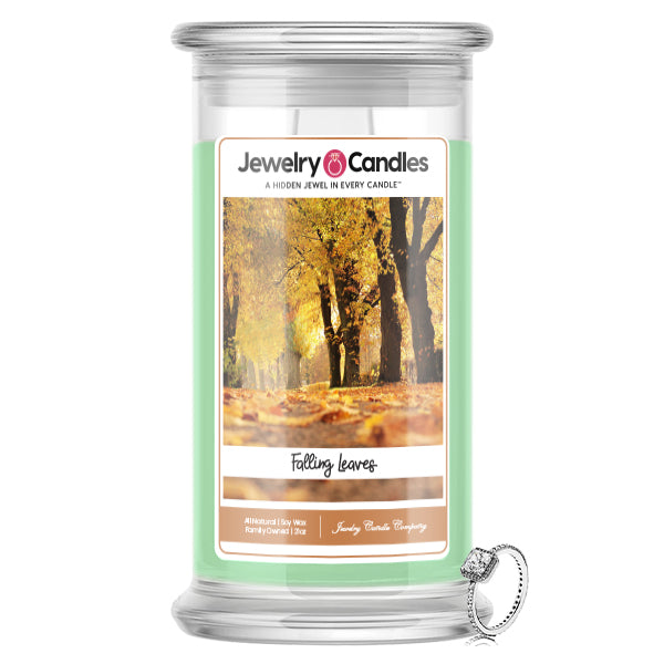 Falling Leaves Jewelry Candle