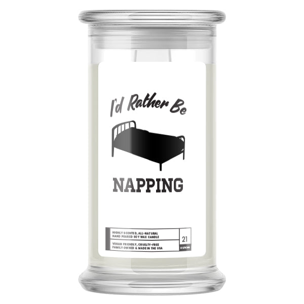 I'd rather be Napping Candles