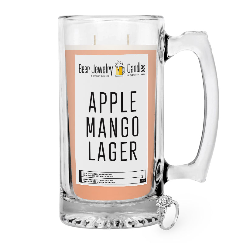 Apple Mango Lager Beer Jewelry Candle