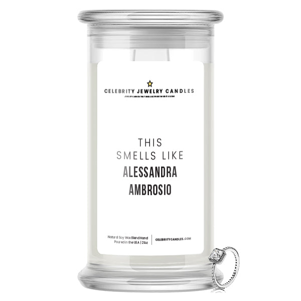Smells Like Alessandra Ambrosio Jewelry Candle | Celebrity Jewelry Candles