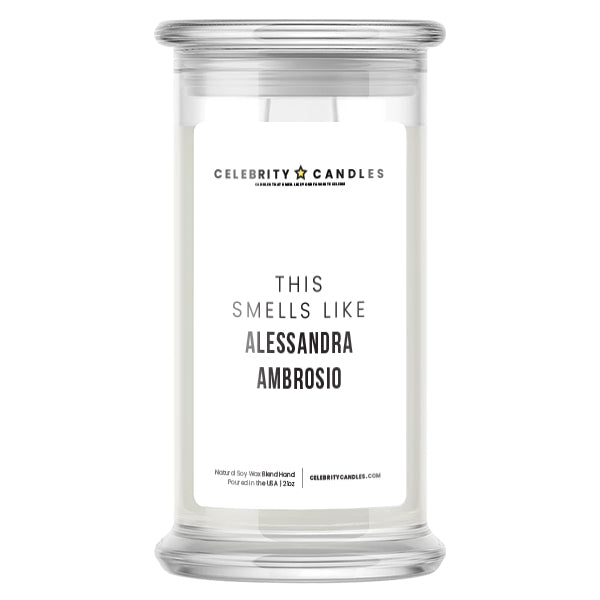 Smells Like Alessandra Ambrosio Candle | Celebrity Candles | Celebrity Gifts