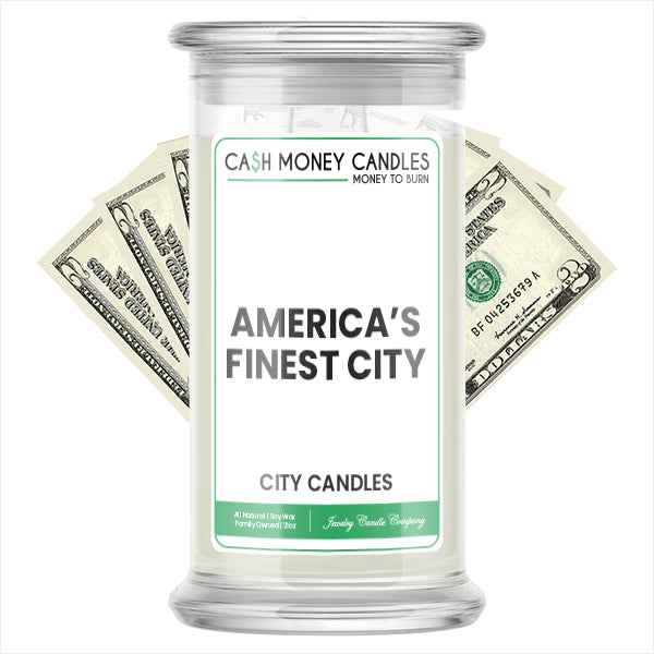 America's Finest City Cash Candle