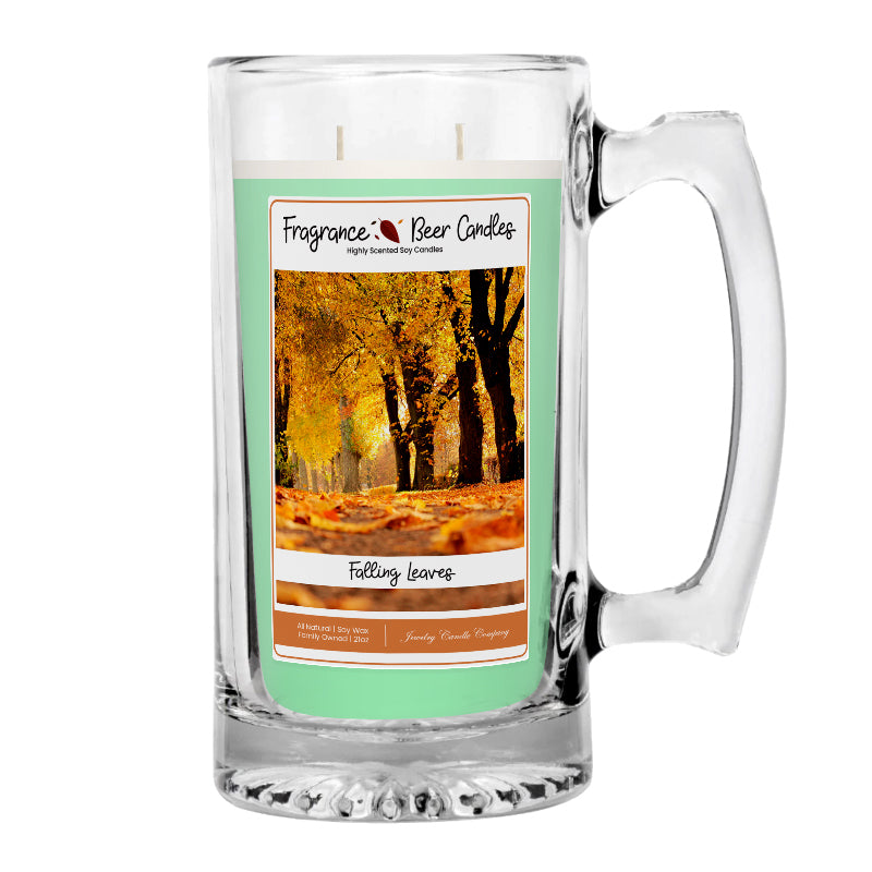 Falling Leaves Fragrance Beer Candle