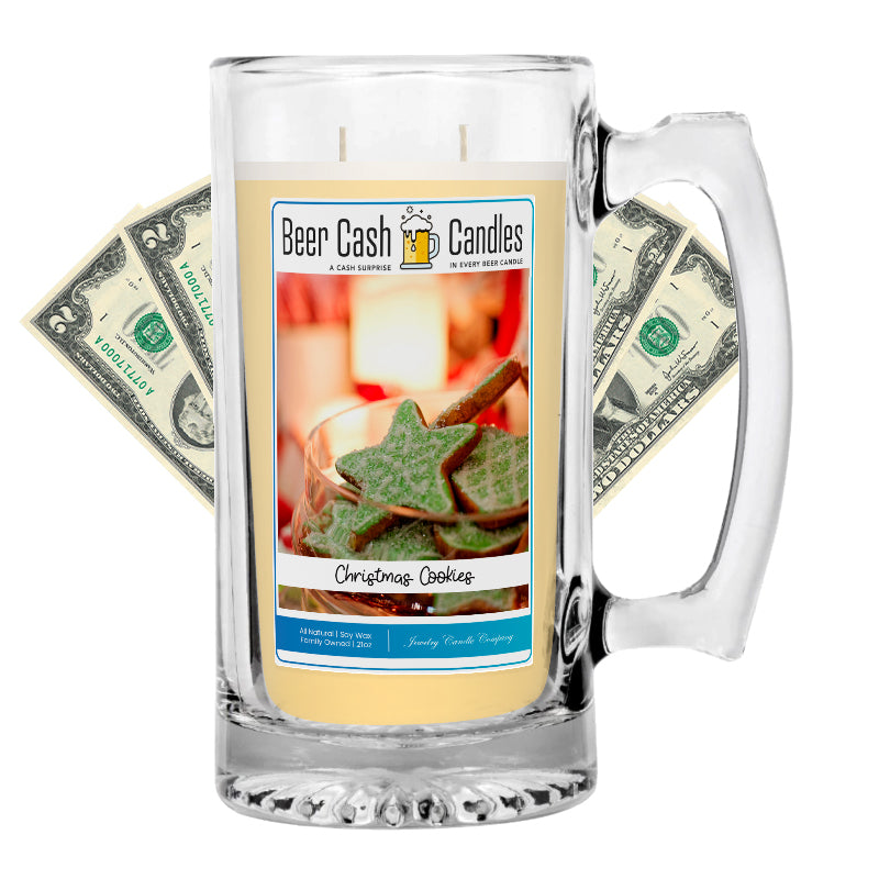 Christmas Cookies Cash Beer Candle