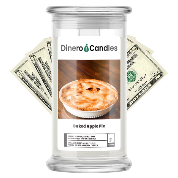 Baked Apple Pie - Dinero Candles