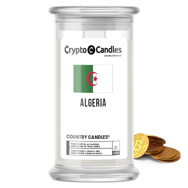 Algeria Country Crypto Candles