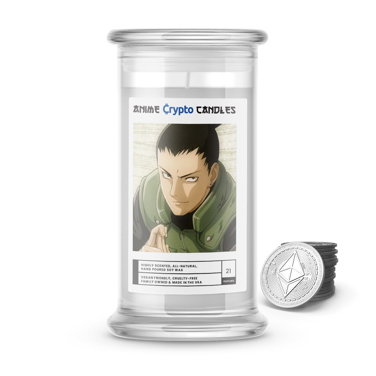 Nara, Shikamaru (奈良 シカマル) - Crypto Anime Candles