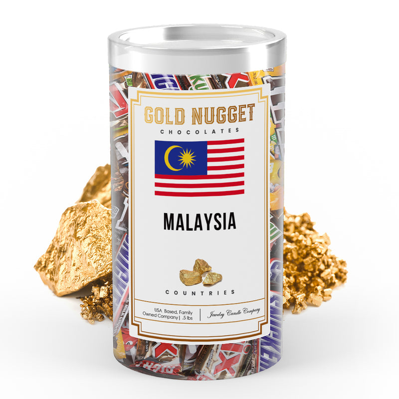 Malaysia Countries Gold Nugget Chocolates