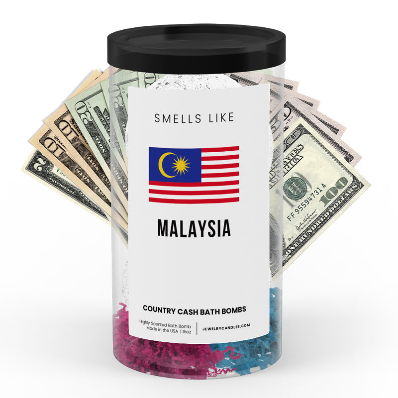 Smells Like Malaysia Country Cash Bath Bombs