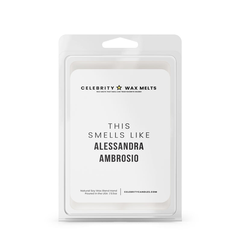 This Smells Like Alessandra Ambrosio Celebrity Wax Melts