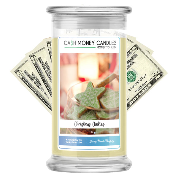 Christmas Cookies Cash Money Candle