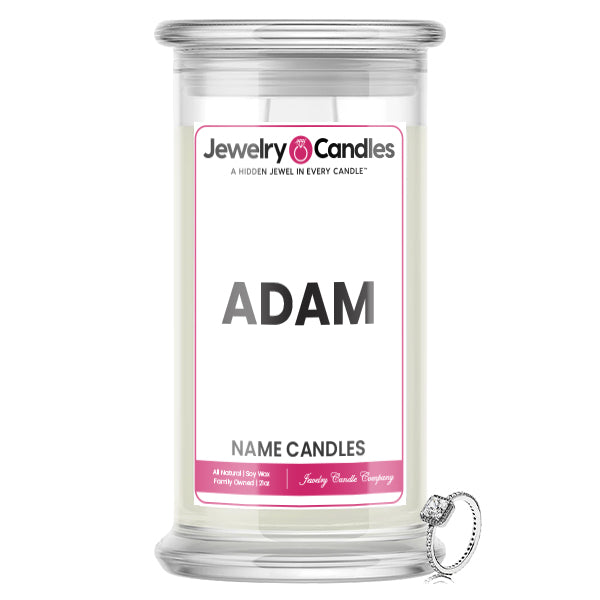 ADAM Name Jewelry Candles