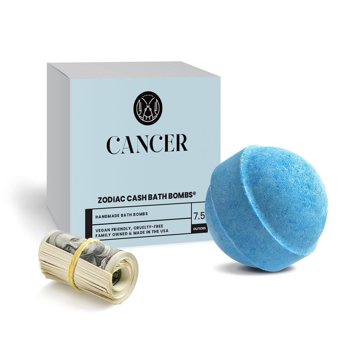 Cancer Zodiac Cash Bath Bomb