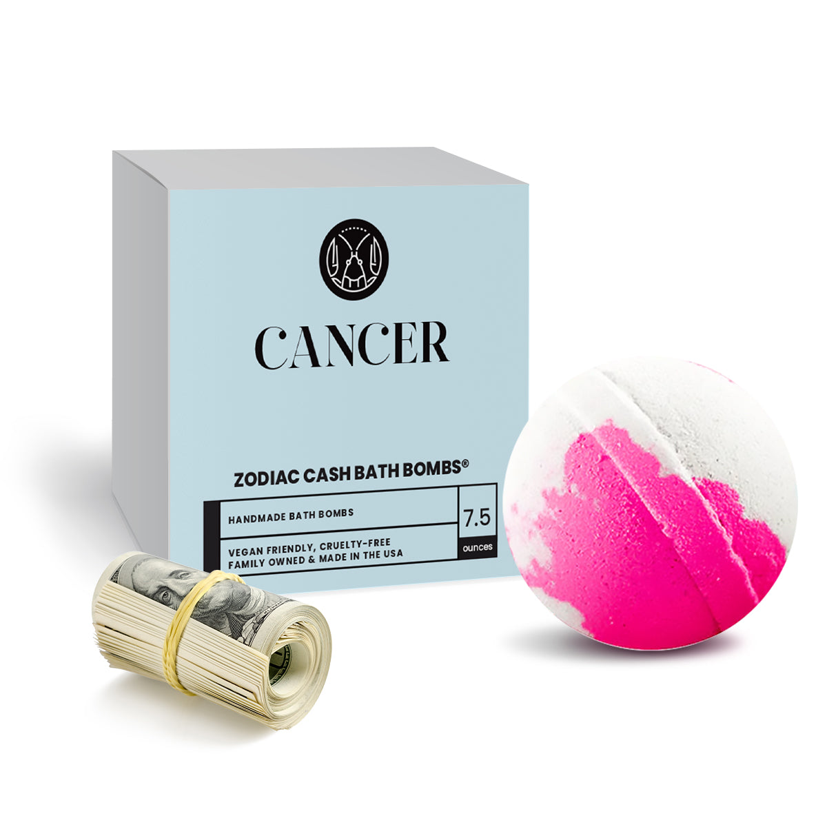 Cancer Zodiac Cash Bath Bomb