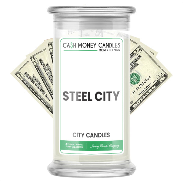 Steel City Cash Candle