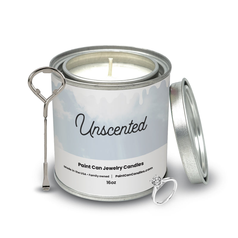 Unscented - Paint Can Jewelry Candles