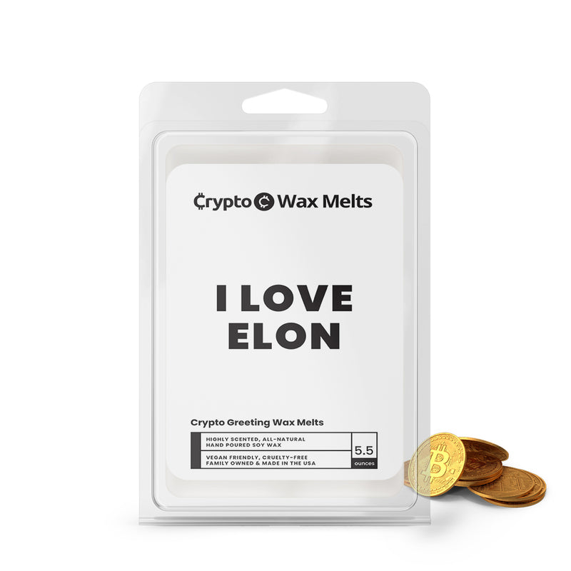 I Love Elon Crypto Greeting Wax Melts