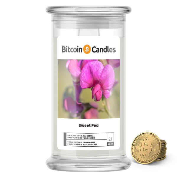Sweet Pea Bitcoin Candles