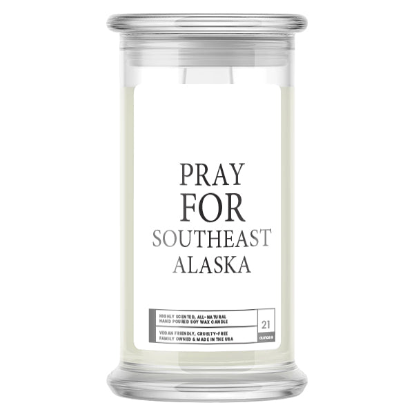 Pray For Southeast Alaska Candle