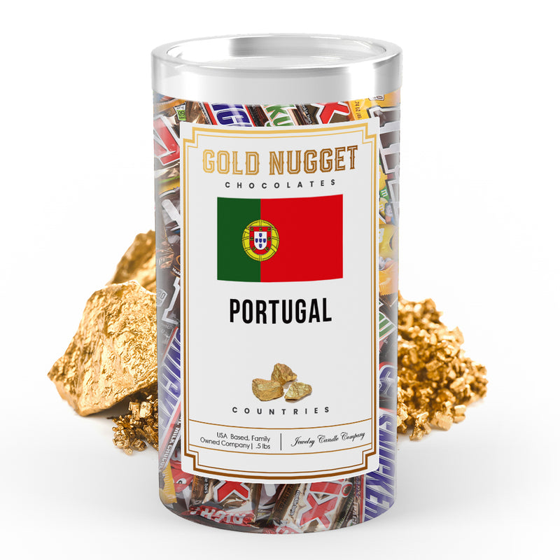Portugal Countries Gold Nugget Chocolates