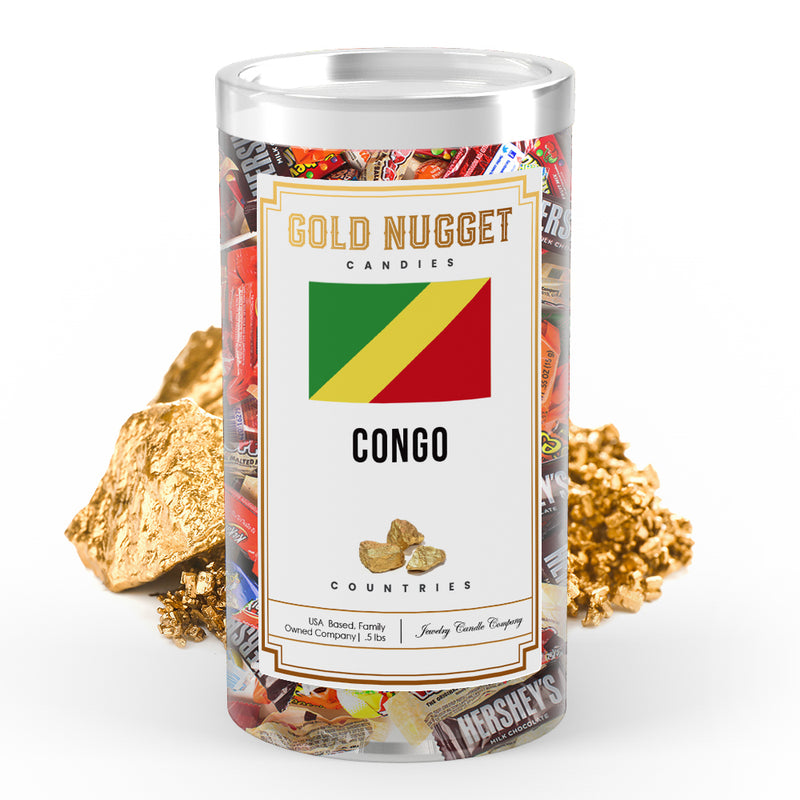 Congo Countries Gold Nugget Candy