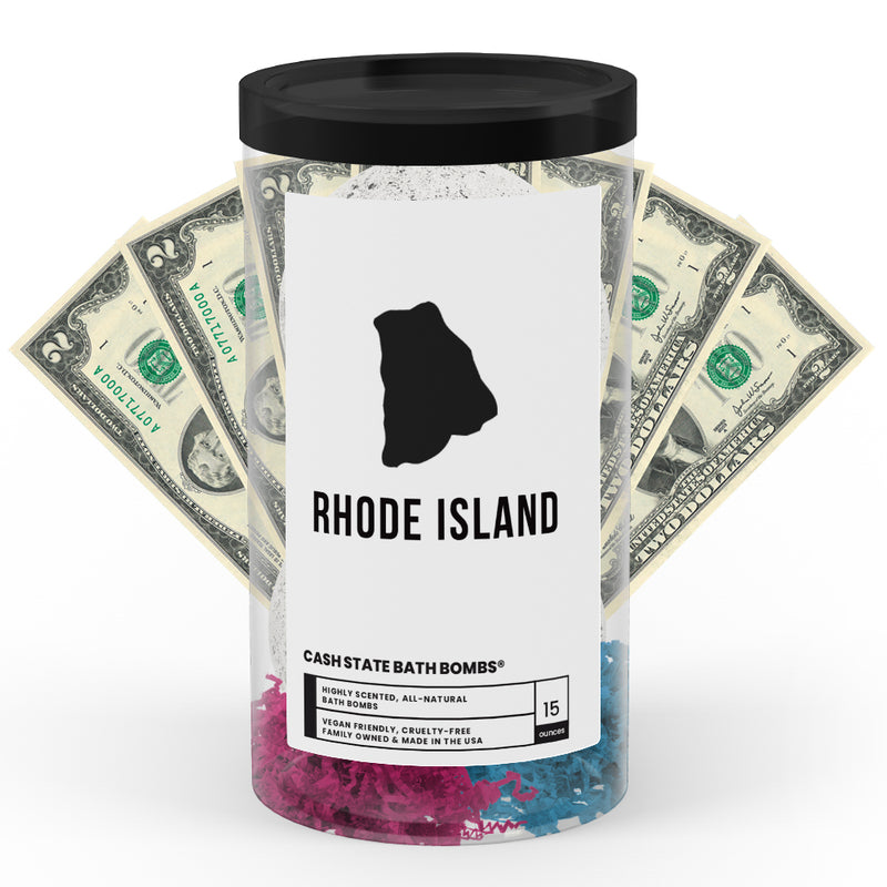 Rhode Island Cash State Bath Bombs