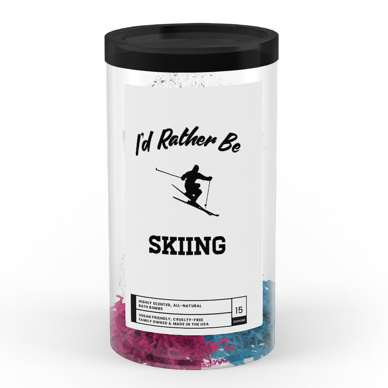 I'd rather be Skiing Bath Bombs