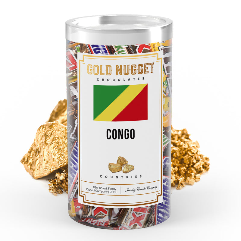 Congo Countries Gold Nugget Chocolates