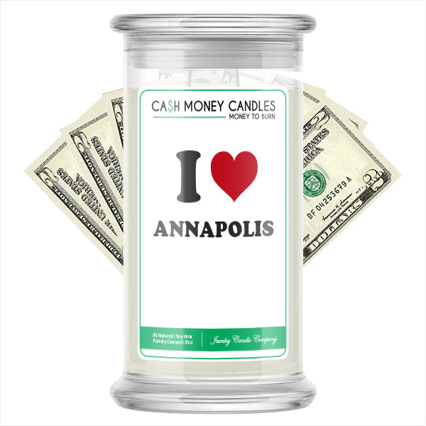 I Love ANNAPOLIS Landmark Cash Candles