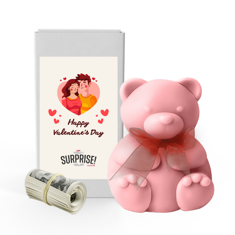 Happy Valentine's Day 10 | Valentines Day Surprise Cash Money Bear Wax Melts