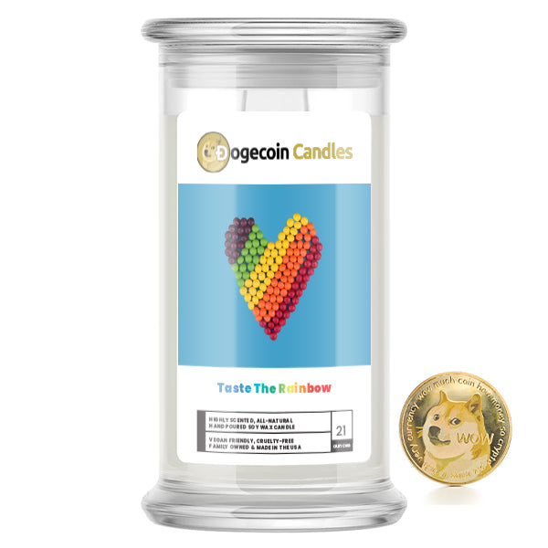 Taste The Rainbow DogeCandles