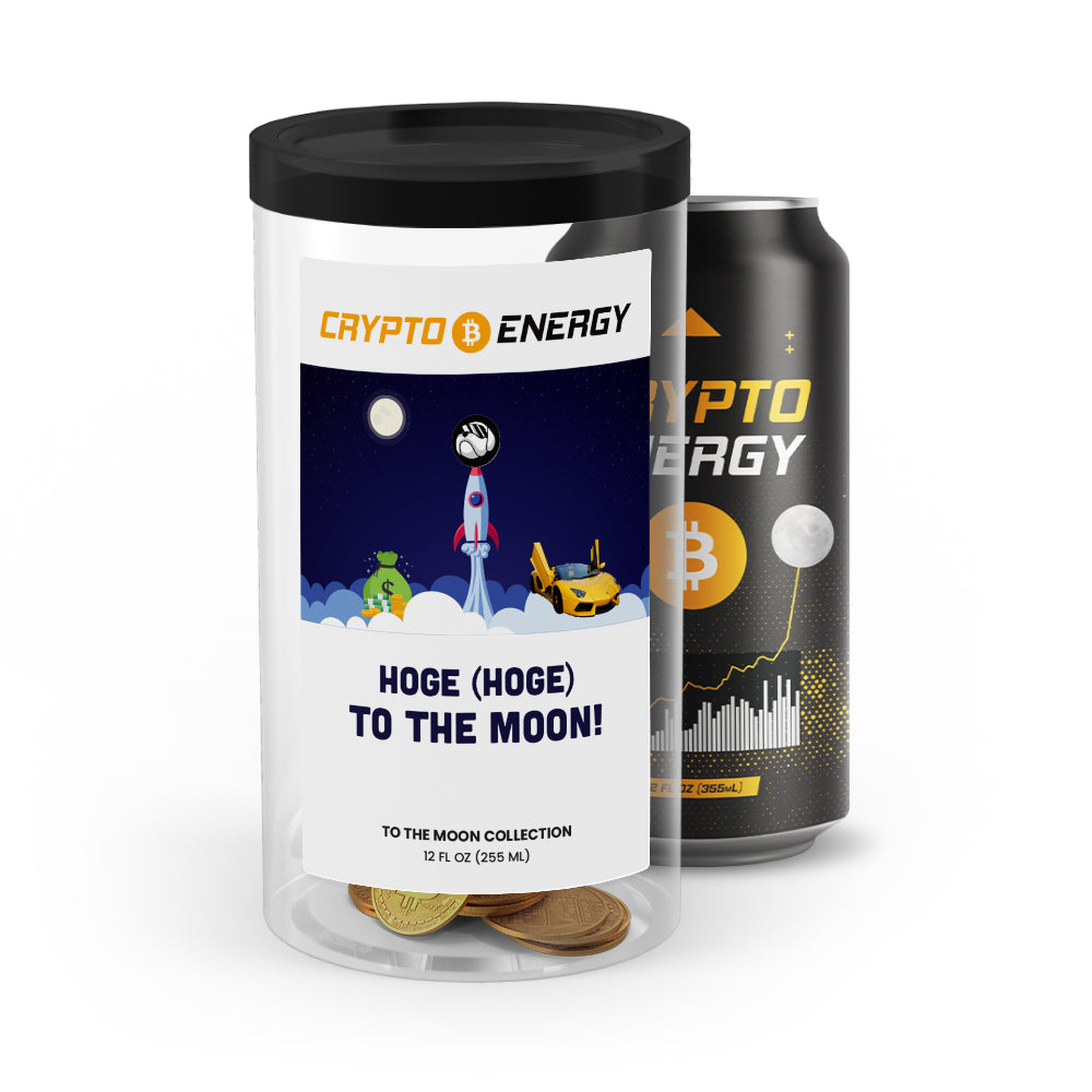 Hoge (HOGE) To The Moon! Crypto Energy Drinks