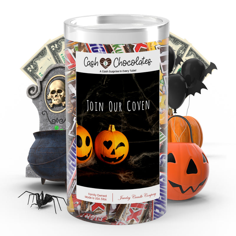 Join your coven Cash Chocolates