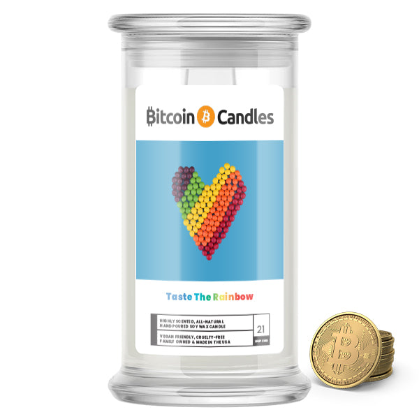 Taste The Rainbow Bitcoin Candles