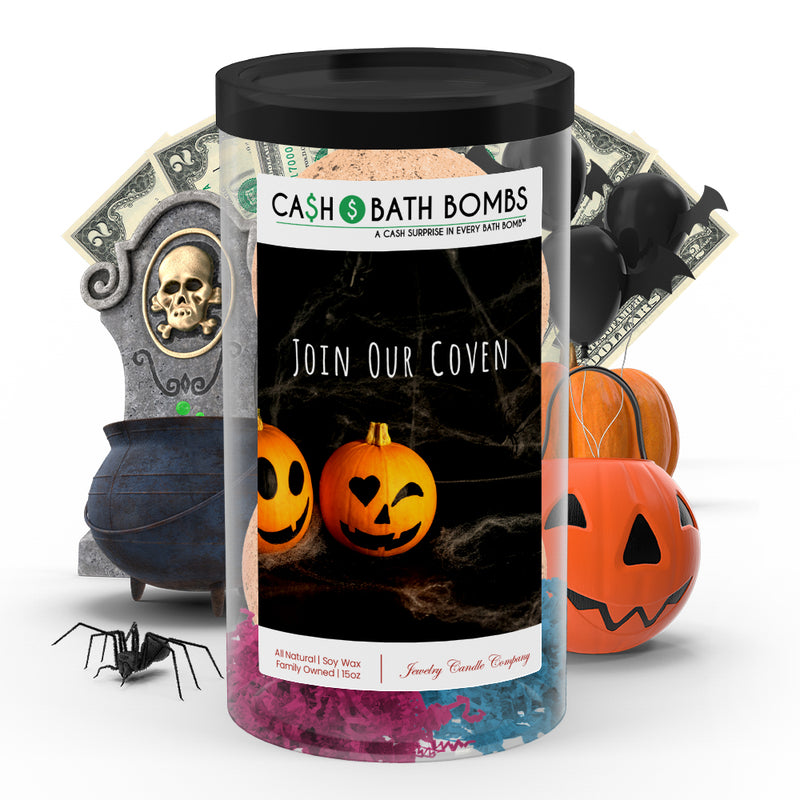 Join your coven Cash Bath Bombs