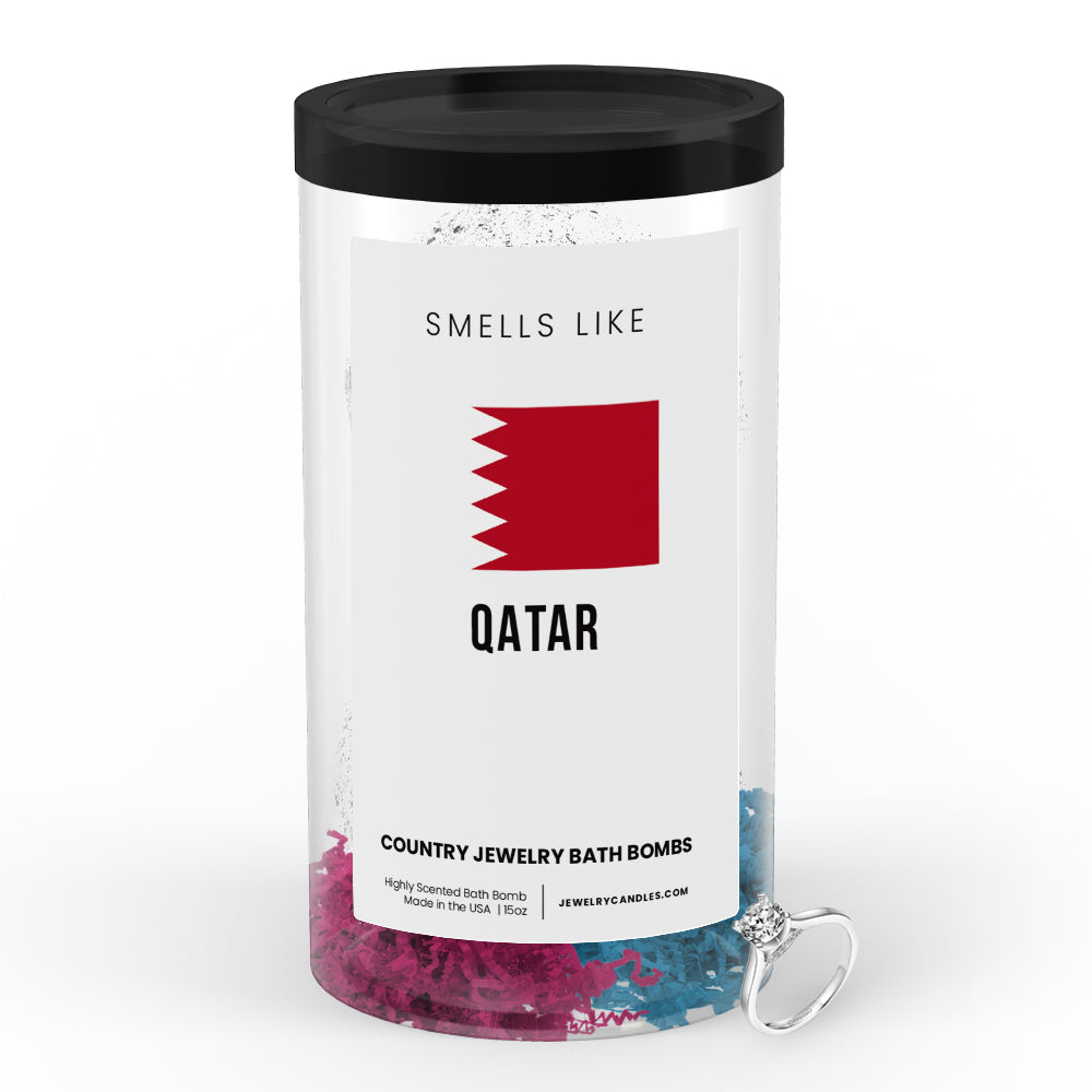 Smells Like Qatar Country Jewelry Bath Bombs
